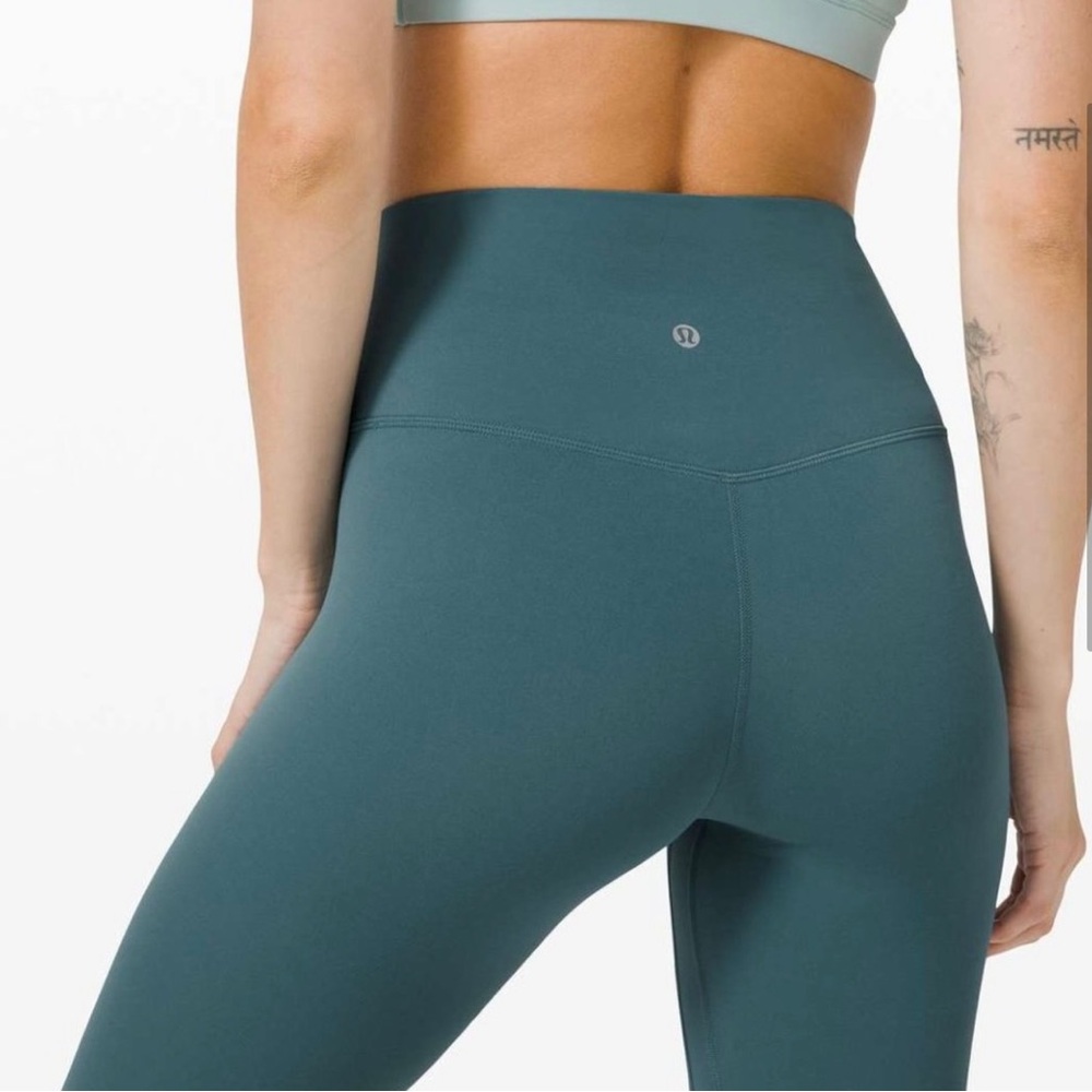 Lululemon 28” align leggings teal